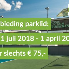 Aanbieding Parklid –  NOV 2018 – APRIl 2019