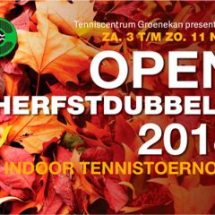 Uitslagen Open Herfstdubbels 2018